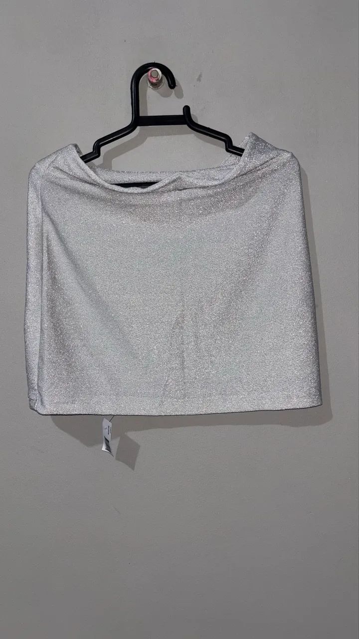 Conjunto de brilho prata tamanho P - Foto 4