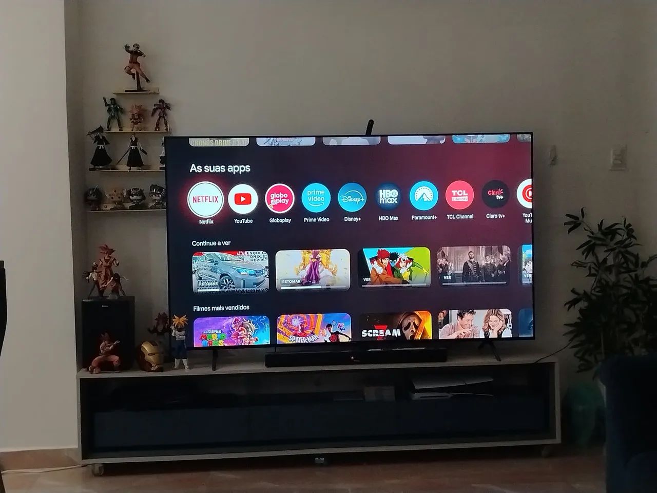Tv smart 75" tcl 4k Ultra, com sistema Ambilight já instalado, 3.150 p sair hoje !!!  - Foto 5