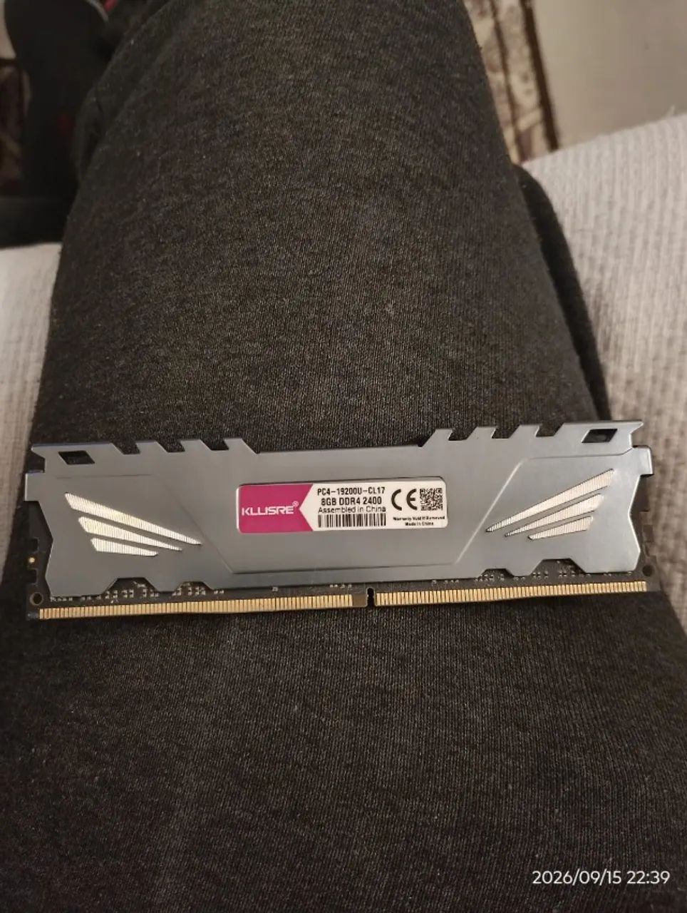  1x memória e 1x ssd