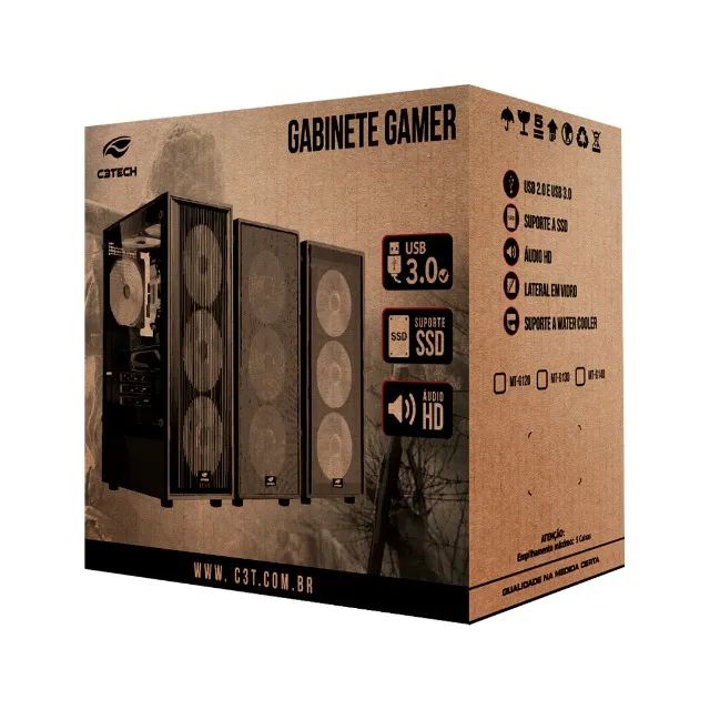? GABINETE GAMER C3TECH MT-G140BK ?