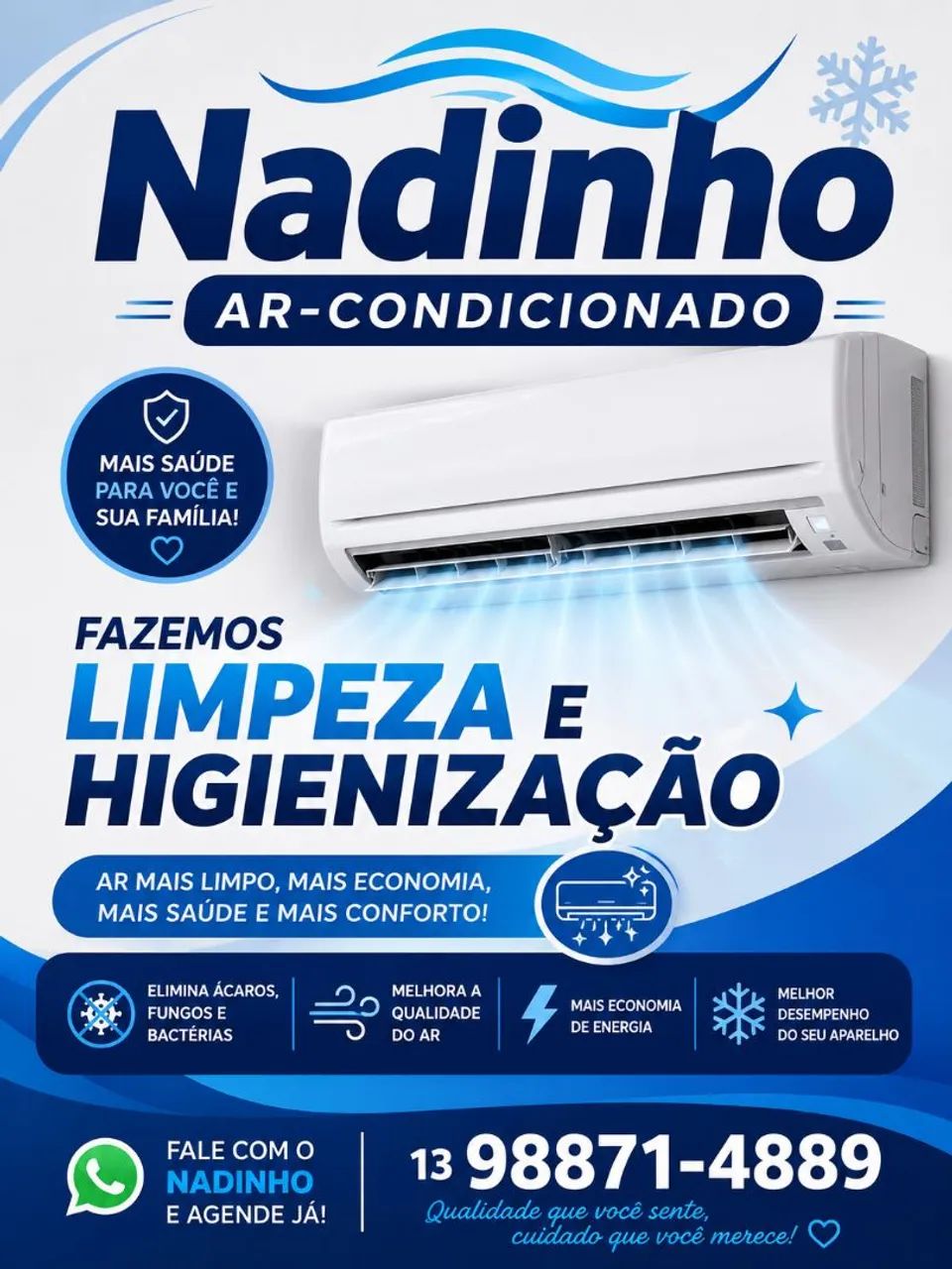 Limpeza de ar-condicionados