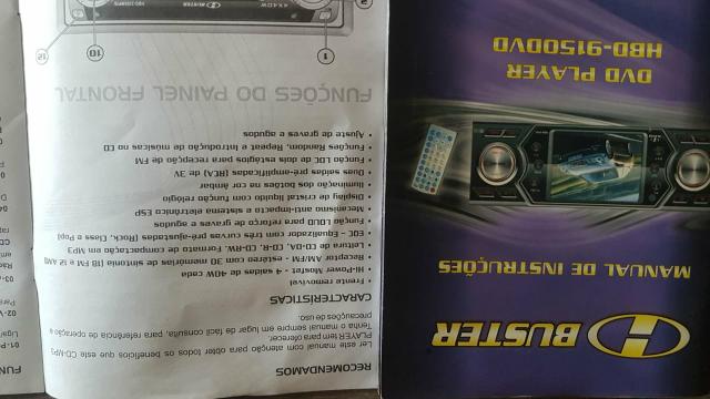 Vendo DVD automotivo marca H Buster modelo 9150 - Foto 4