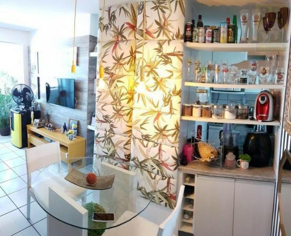 Vendo apartamento no Condomínio Lual de Ponta Negra 56m² 2/4 sendo uma suite, andar alto - Foto 9