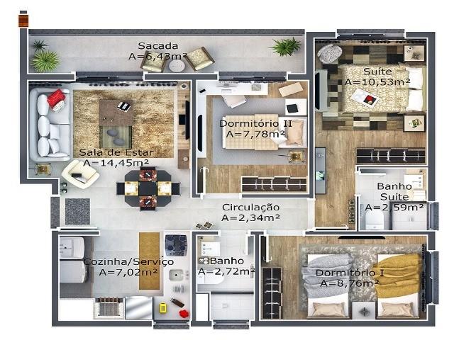 Apartamento residencial à venda, canudos, novo hamburgo - ap0070. - Foto 13