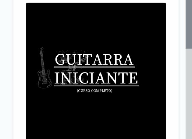 Curso para tocar guitarra