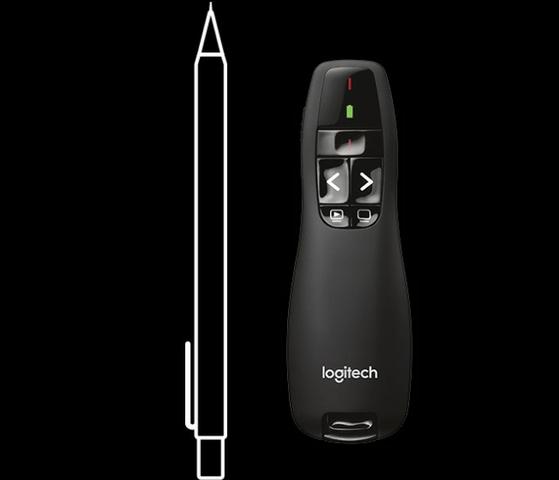 Apresentador Laserpoint R400 Logitech - Novo - Foto 5