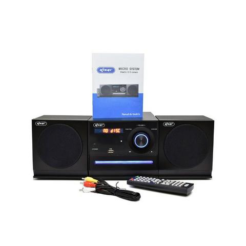 Micro System Home Theater 2.0 Bluetooth Kp-6026bh Knup com Dvd Usb 50W Potência Fm Mp3 - Foto 4