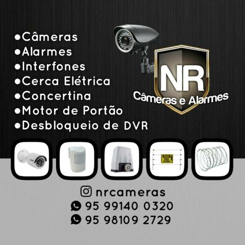 Segurança Eletrônica, Câmeras, Alarmes, Interfones, Cerca Elétrica, Concertina.