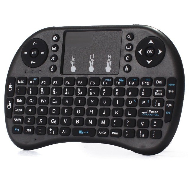Mini Teclado Air Mouse Touch Sem Fio Tv Wireless Com Led - Foto 2