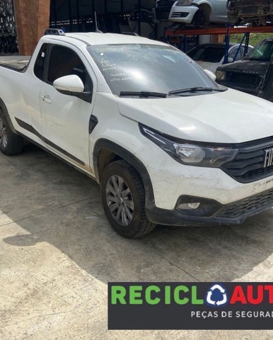 Sucata de Fiat strada fredom 2022 para retirada de peças  - Foto 4