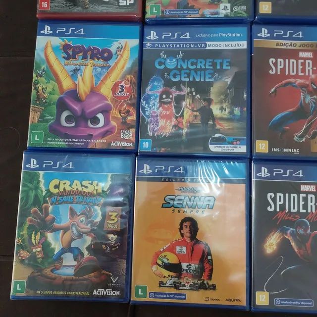 Jogos de corrida ps4 - Lacrados. - CDs, DVDs etc - Antônio Bezerra,  Fortaleza 1204535023