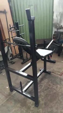 Supino reto inclinado com extensora flexora conjugada - Foto 4