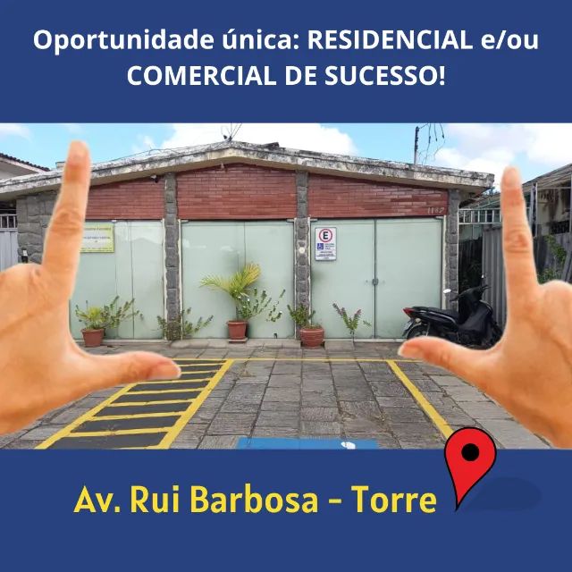 Captação de Casa a venda na Avenida Rui Barbosa - até 797/798, Torre, João Pessoa, PB