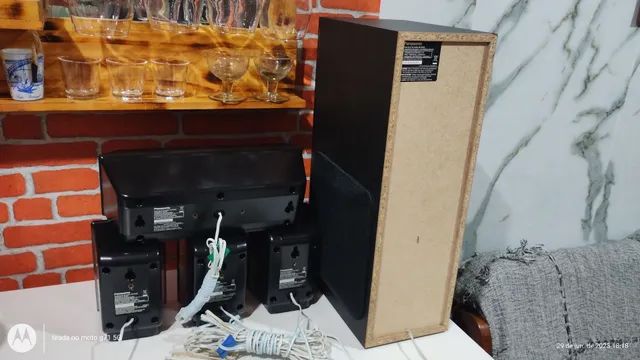 Caixas Panasonic e sub pra home novas. Leia - Foto 4