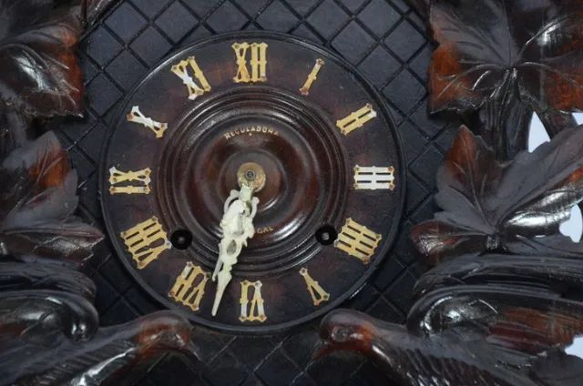 raro cuco reguladora à corda, medidas 60 x 48cm - Foto 4