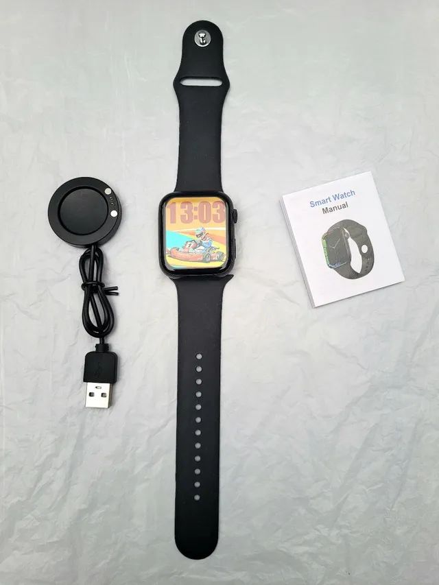 Smartwatch com película grátis parcelamos em 12 x no cartão  - Foto 4