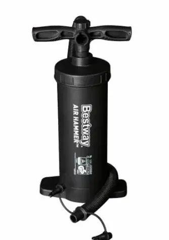 Bomba de ar manual Bestway Air Hammer com diversos bicos