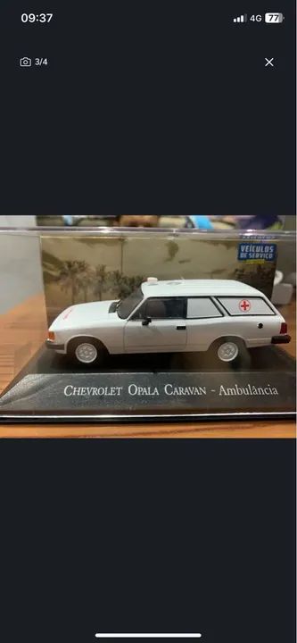 Chevrolet Opala Caravan - Ambulância - Miniatura