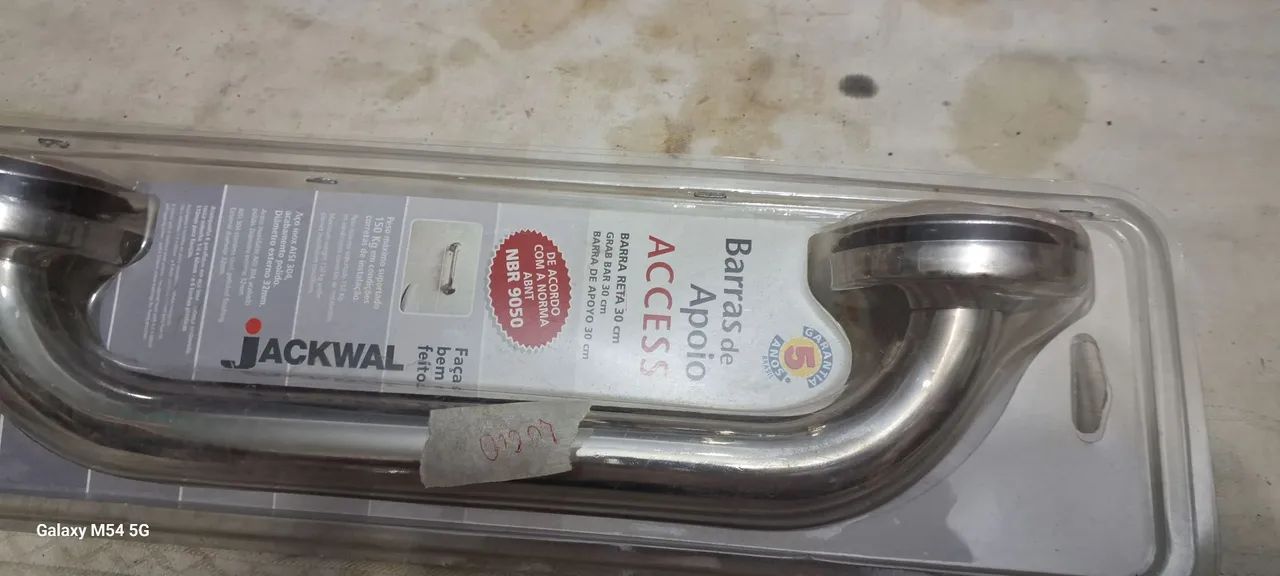 Barra de Apoio Access 30cm - NBR 9050 - Jackwal - Foto 3