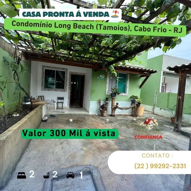 Casa em condominio fechado à venda - Long Beach (Tamoios), Cabo