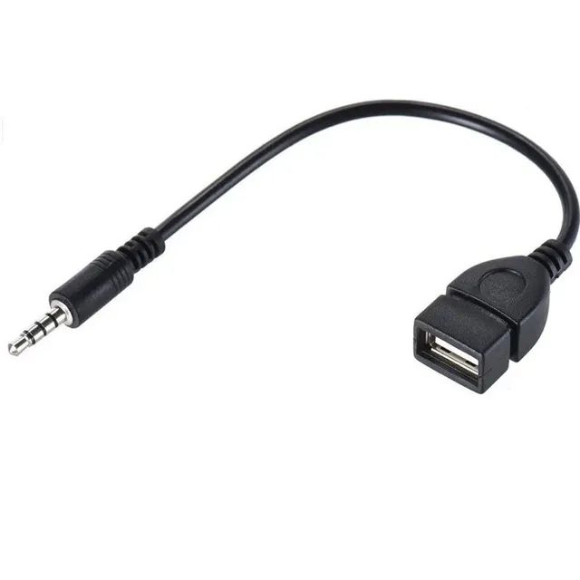 Cabo Adaptador Usb Fêmea X P2 Macho Entrada Auxiliar áudio