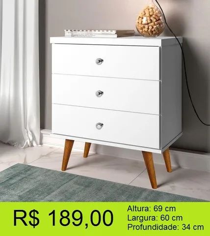 Mesa de cabeceira - poucas unidades  