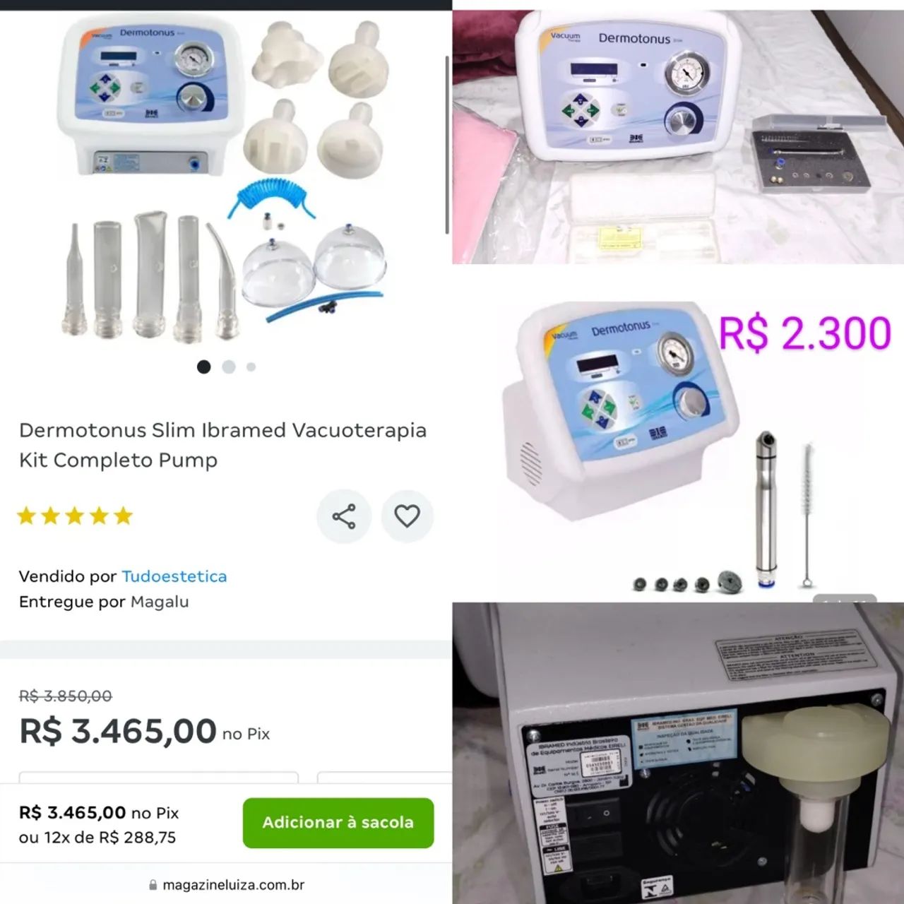Dermotonus slim ibramed com 5 ponteiras - Foto 4