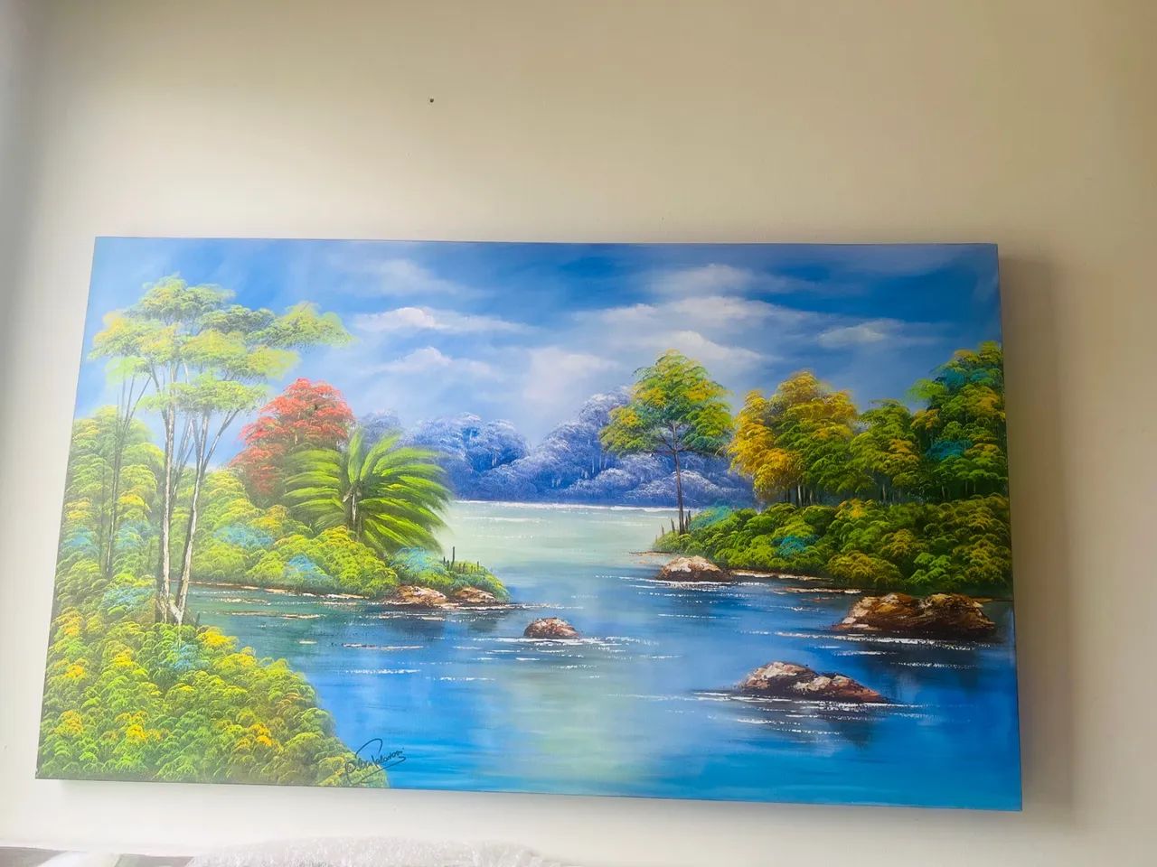 Quadro papoulas vermelhas  produtos novos disponíveis de 899,00 por  - Foto 4