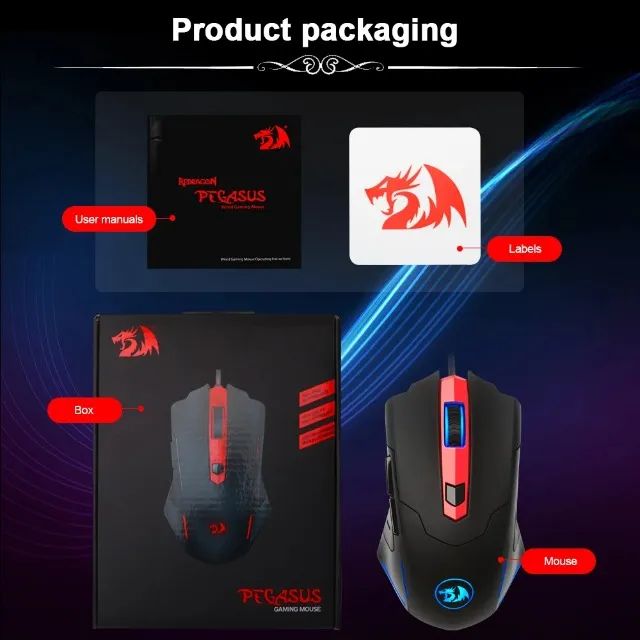 Mouse Redragon Pegasus - Foto 6