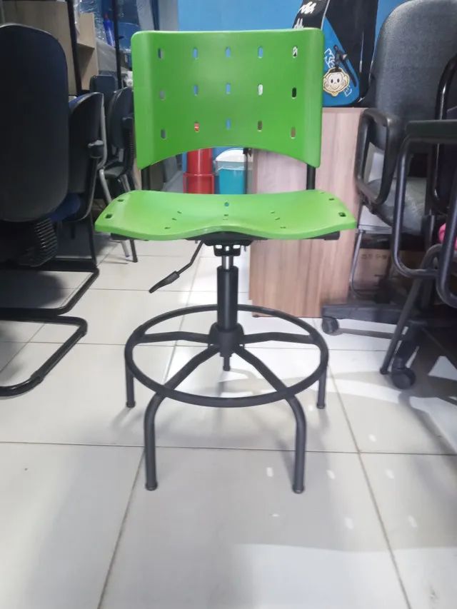 Cadeira giratória alta escritório  - Foto 4