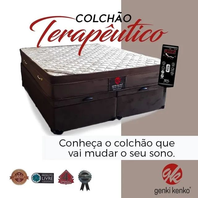 Colchão King size alta tecnologia com massagem / Parcelas de