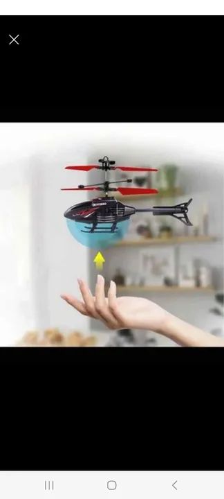 Helicóptero de Brinquedo Recarregável  - Foto 6