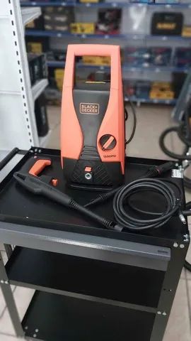  Lavadora de alta pressão 1500psi C/ Shampoozeira Black Decker - Nova - Foto 5