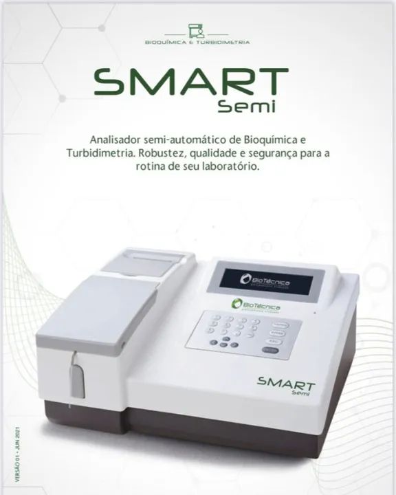 Equipamento Analisador Semi Automático Bioquímica Smart - Foto 4