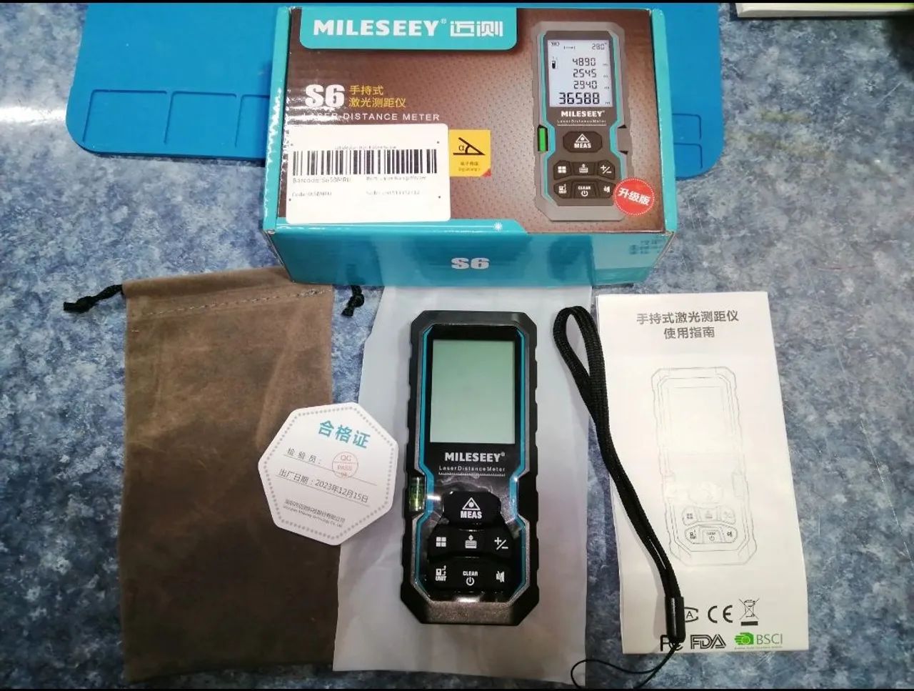 Trena a laser Mileseey S6 40 metros - Foto 5