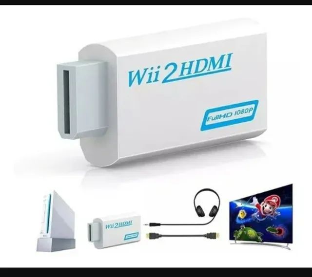Adaptador HDMI para Nintendo wii