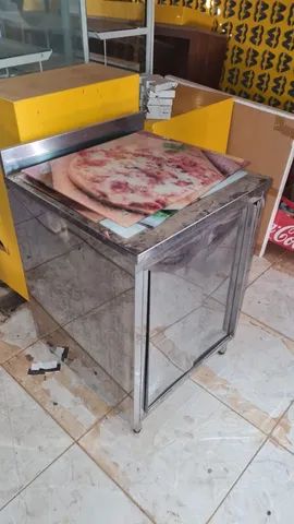 Armário balcão de inox