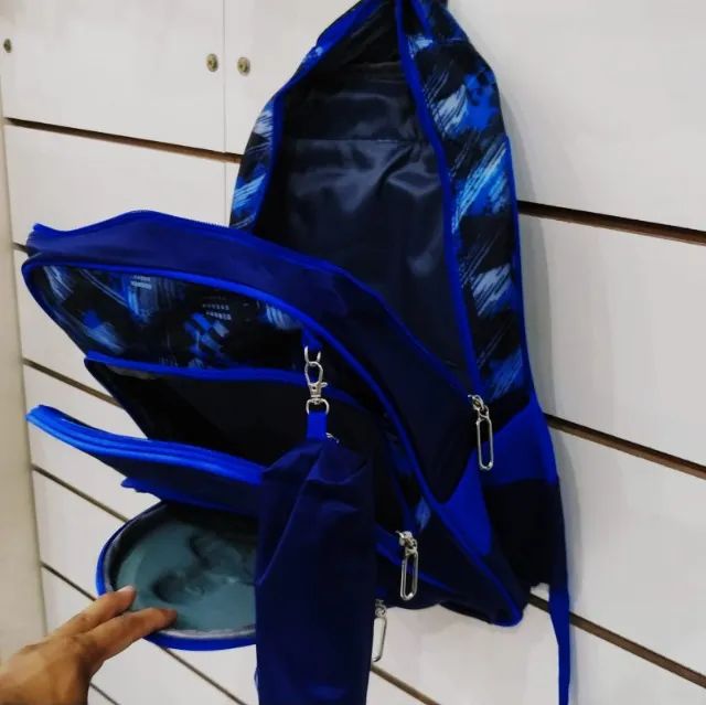 Mochila Costa Com Estojo 3d Dy Pers 42x32cm Da22294 Promoç - Capitão America - Foto 3