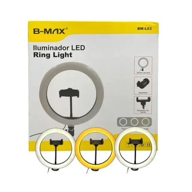 Iluminador Ring Light LED 10 Polegadas - B-MAX  cod: 4039 - Foto 2