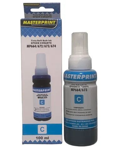 Tinta Refil Bulk Ink Epson Corante MP664/672 P/ Imp. Mod. L3110 L3150 L4150 4160 6171 6161 - Foto 3