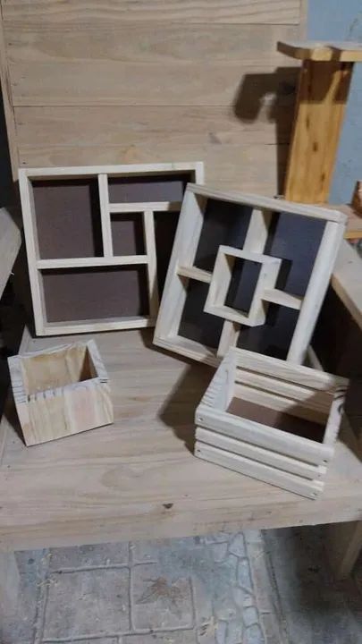 Oficina completa de móveis pallet  - Foto 5