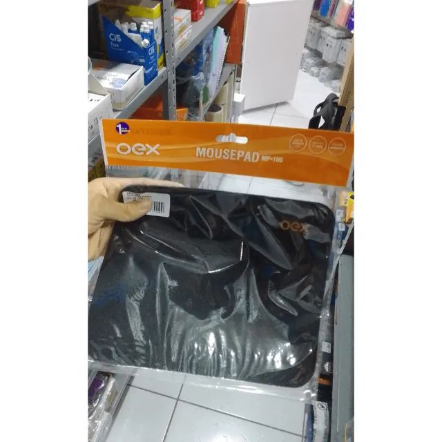 Mouse Pad Emborrachado Eva Preto MP100 - OEX  cod: 960 - Foto 3