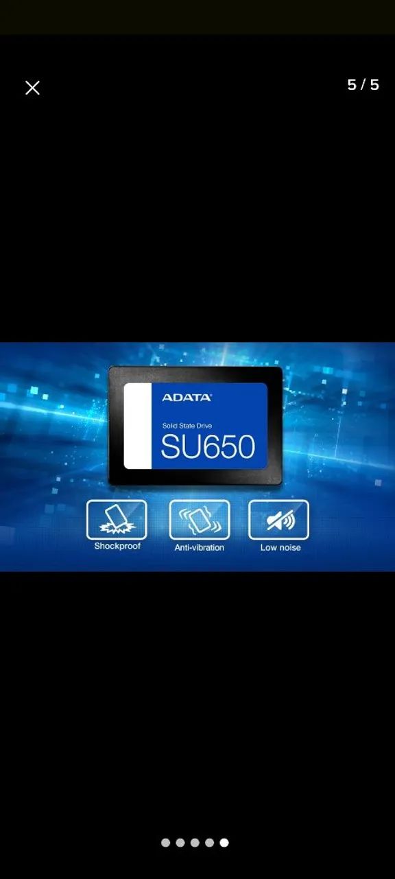 SSD Adata de 256GB lacrado  - Foto 6