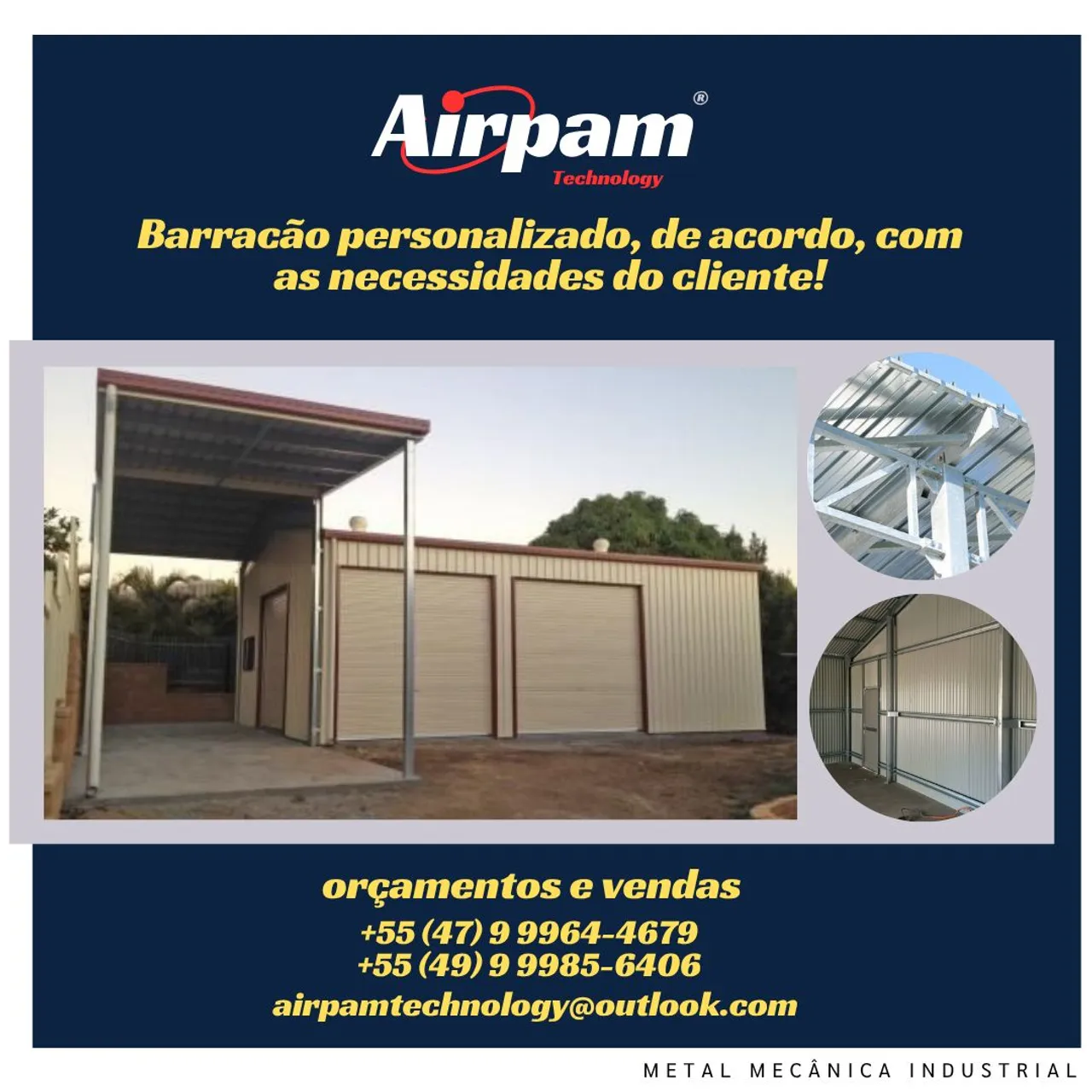 Barracão Personalizado - Orçamento e Vendas