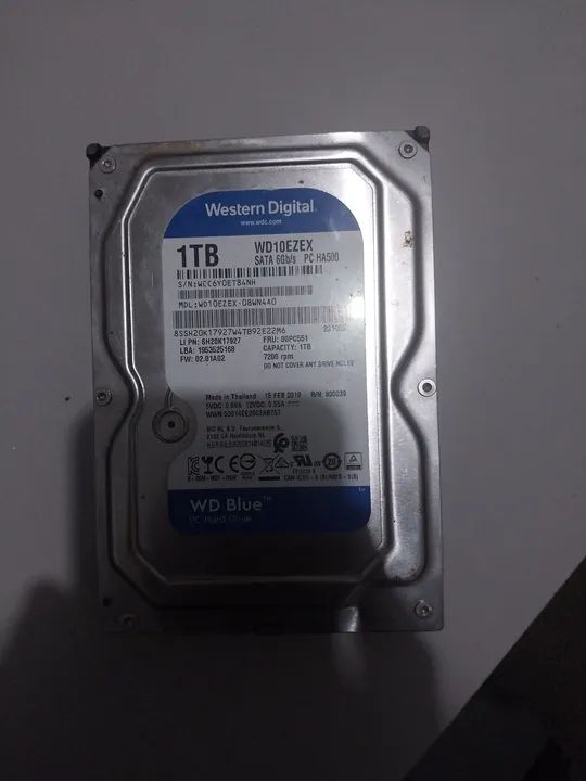 HD 1TB Western Digital Blue SATA 6Gb/s