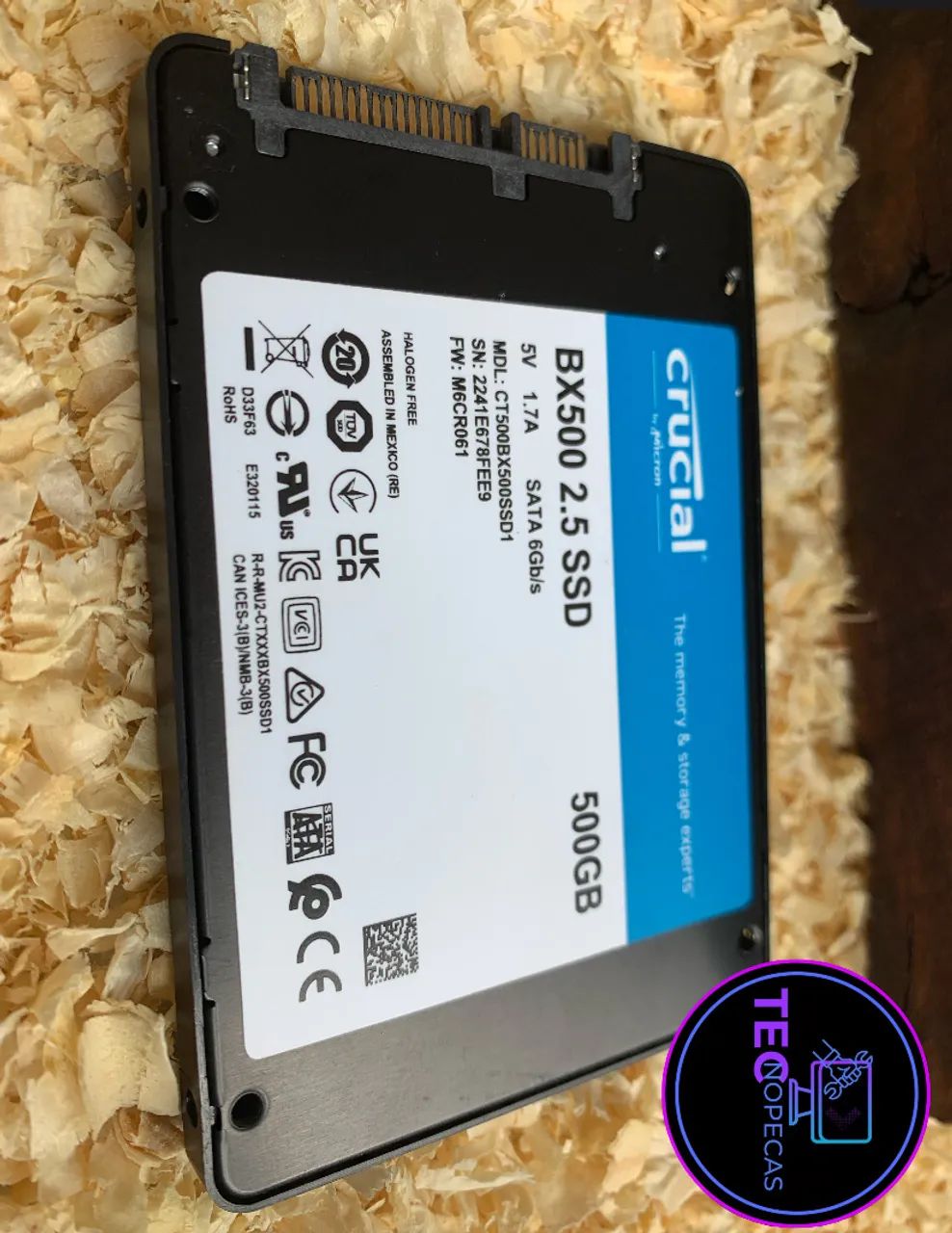 Crucial 2.5 SSD 500GB - Foto 2