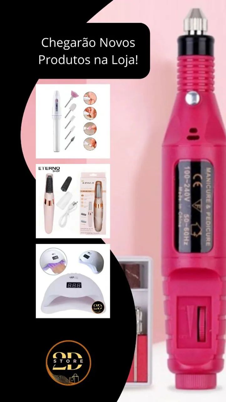 Mini Lixa Elétrica para Manicure e Pedicure - Foto 2