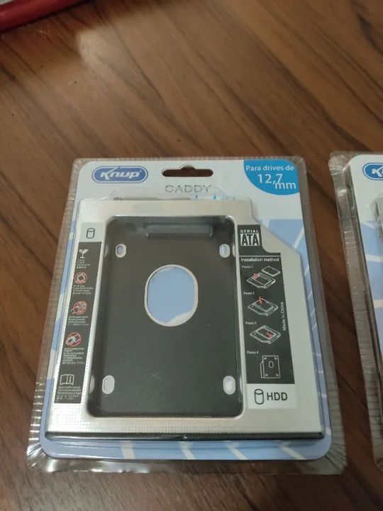 Caddy drive 9,5mm ou 12,7mm (Gaveta para notebook) - Foto 2