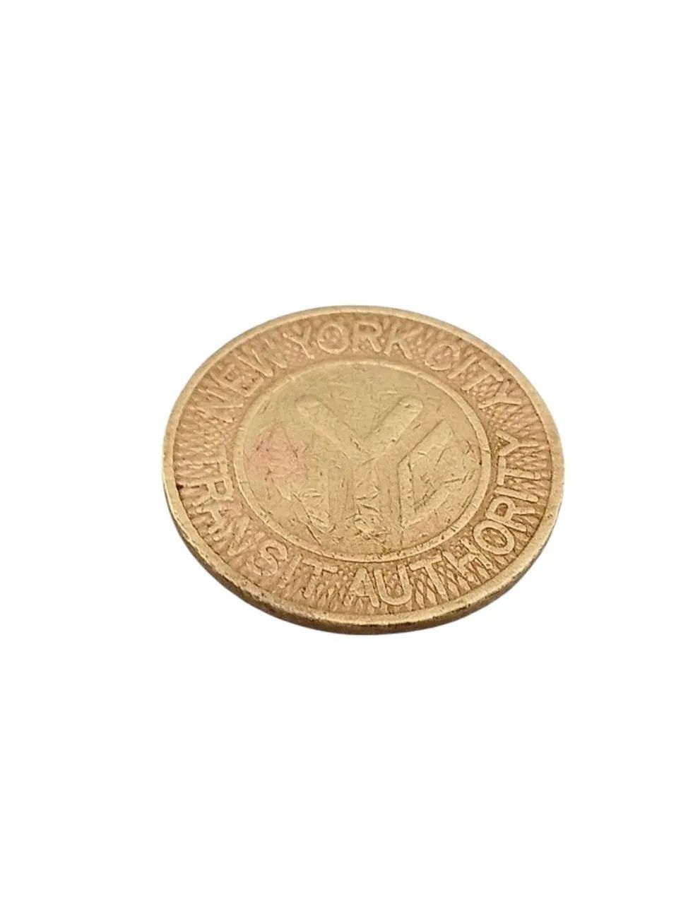 Token de transporte da cidade de Nova York 1953 - Foto 3