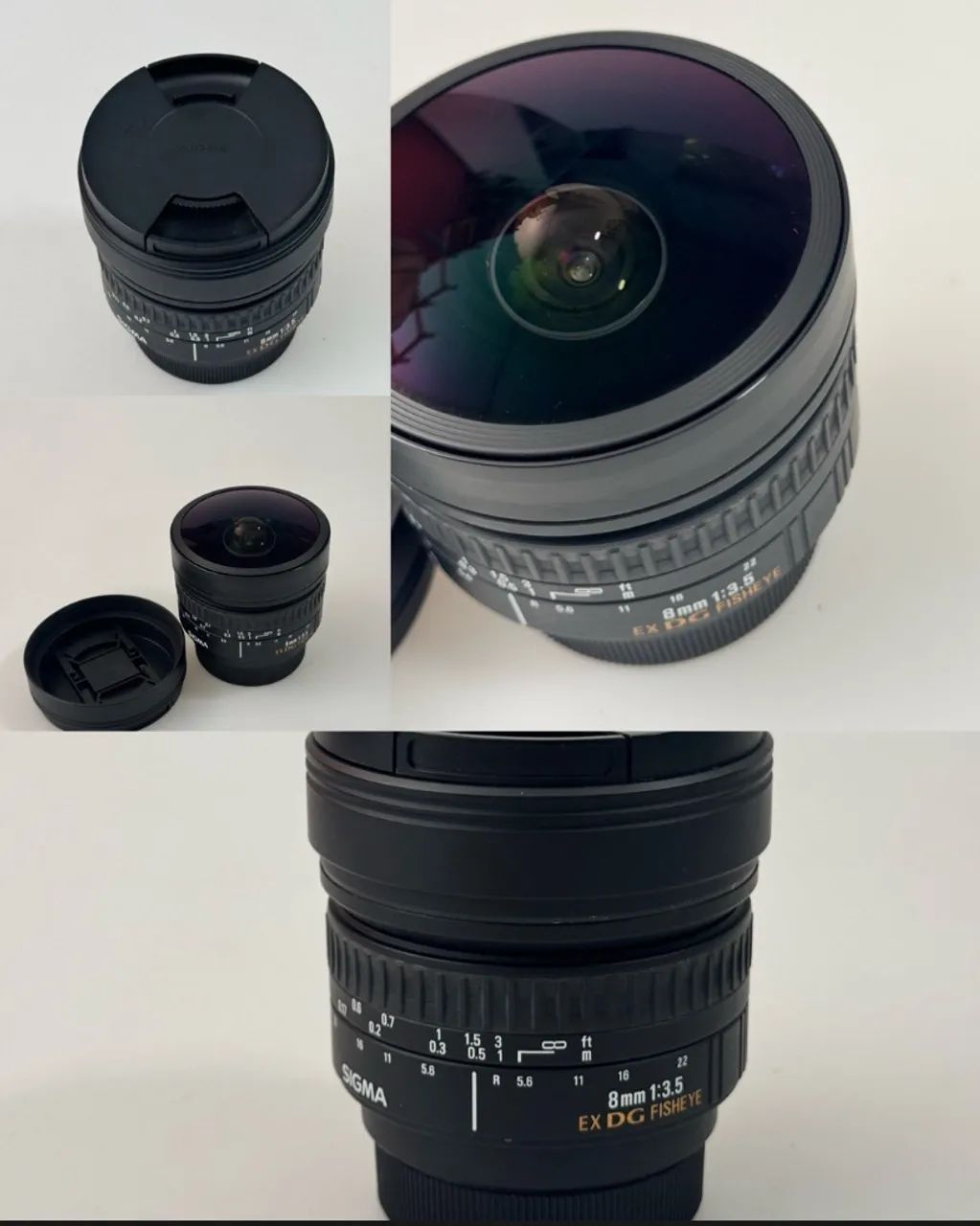Lente Sigma 8mm 1:3.5 EX DG Fisheye